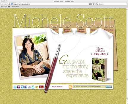 Website for bestselling author. This site is a custom WordPress site, offering full content management for the client and the ability to add multiple blogs to the site.